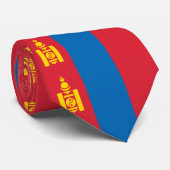 Flagge der Mongolei Krawatte (Gerollt)