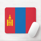 Flagge der Mongolei Mousepad (Mit Mouse)