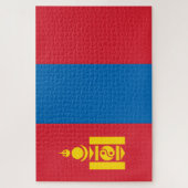 Flagge der Mongolei Puzzle (Vertikal)