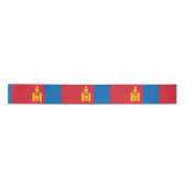 Flagge der Mongolei Satinband (Vorderseite)