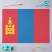Flagge der Mongolei Seidenpapier (Basteln)