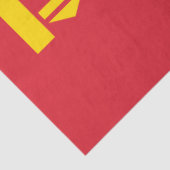 Flagge der Mongolei Seidenpapier (Ausschnitt)