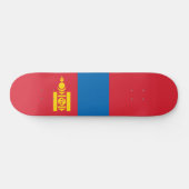 Flagge der Mongolei Skateboard (Horizontal)