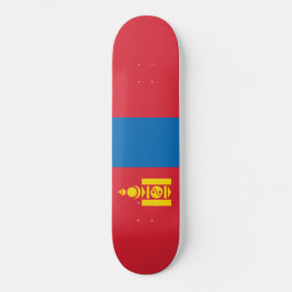 Flagge der Mongolei Skateboard