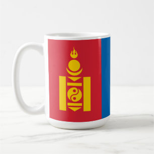 Flagge der Mongolei Soyombo Symbol Mongolen Kaffeetasse