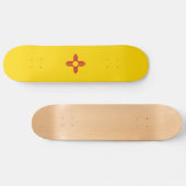 Flagge der New Mexiko-Skateboard-Plattform Skateboard (Horizontal)