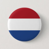 Flagge der Niederlande Button (Vorderseite)