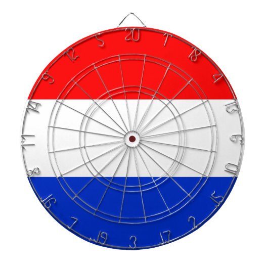 Flagge der Niederlande Dartscheibe (vorne)