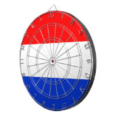 Flagge der Niederlande Dartscheibe (Vorderseite rechts)