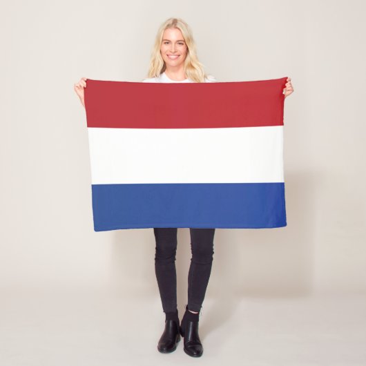 Flagge der Niederlande Fleecedecke (Beispiel)