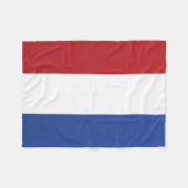 Flagge der Niederlande Fleecedecke (Vorderseite (Horizontal))