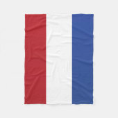 Flagge der Niederlande Fleecedecke (Vorderseite)