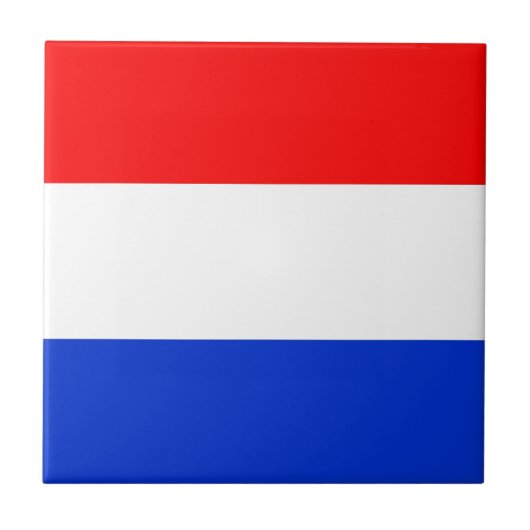 Flagge der Niederlande Fliese (Vorderseite)