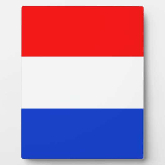 Flagge der Niederlande Fotoplatte (Vorderseite)