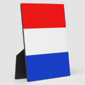 Flagge der Niederlande Fotoplatte (Seite)
