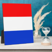 Flagge der Niederlande Fotoplatte (Seite)