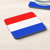 Flagge der Niederlande Getränkeuntersetzer (Linke Seite)