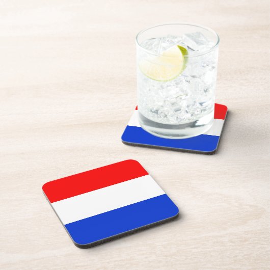 Flagge der Niederlande Getränkeuntersetzer (Rechte Seite)