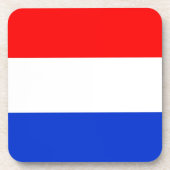 Flagge der Niederlande Getränkeuntersetzer (Vorderseite)
