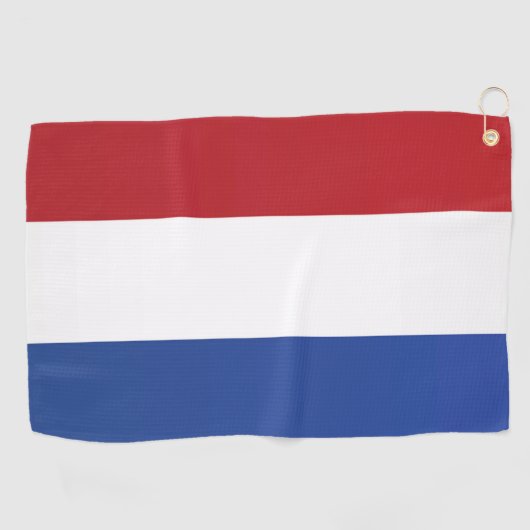 Flagge der Niederlande Golfhandtuch (Horizontal)