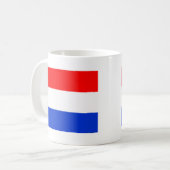 Flagge der Niederlande Kaffeetasse (Vorderseite Links)