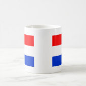 Flagge der Niederlande Kaffeetasse (Mittel)