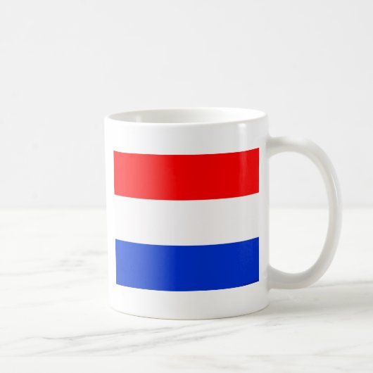 Flagge der Niederlande Kaffeetasse (Rechts)