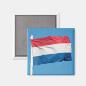 Flagge der Niederlande Magnet (Vorderseite/Rückseite)