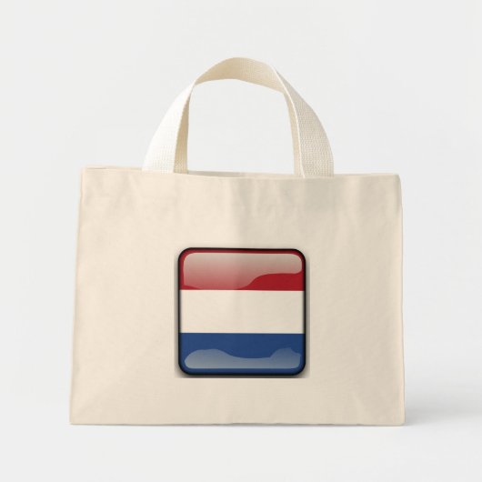 Flagge der Niederlande Mini Stoffbeutel (Vorne)