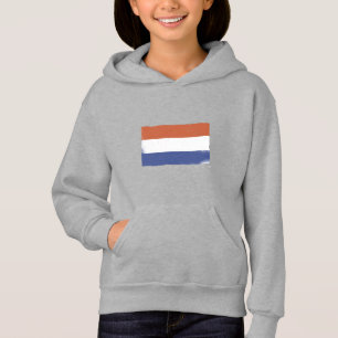 Flagge der Niederlande mit niederländischer Beschr Hoodie
