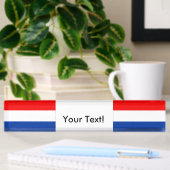 Flagge der Niederlande Namensplakette