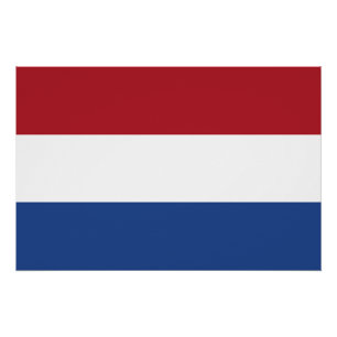 Flagge der Niederlande Poster
