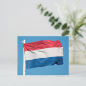 Flagge der Niederlande Postkarte (Stehend Vorderseite)