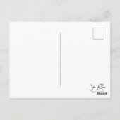 Flagge der Niederlande Postkarte (Rückseite)