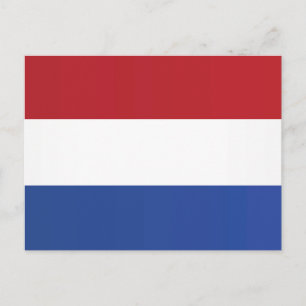 Flagge der Niederlande Postkarte