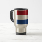 Flagge der Niederlande - Reise/Tasse Reisebecher (Vorderseite Links)