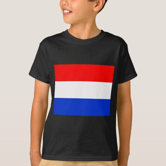 Flagge der Niederlande T-Shirt (Vorderseite)