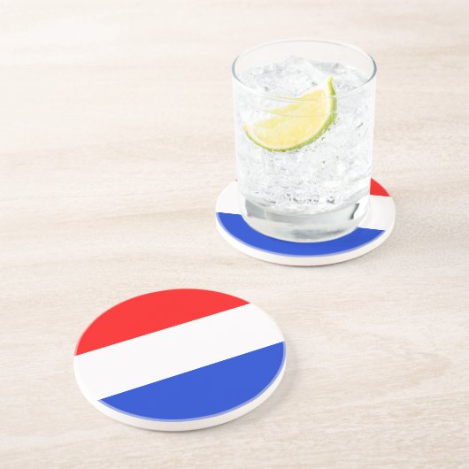 Flagge der Niederlande Untersetzer (Seite)