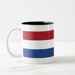 Flagge der Niederlande Zweifarbige Tasse