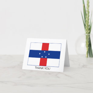 Flagge der Niederländischen Antillen Dankeskarte