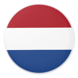 Flagge der niederländischen Keramik Knob Keramikknauf