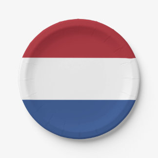 Flagge der niederländischen Teller