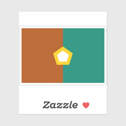 Flagge der Ninilchik-Völker, USA Aufkleber (Blatt)