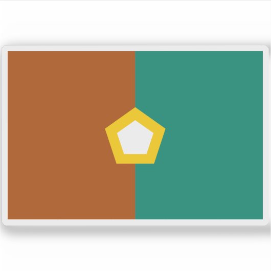 Flagge der Ninilchik-Völker, USA Aufkleber (Vorderseite)