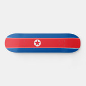 Flagge der Nordkorea-Skateboard-Plattform Skateboard (Horizontal)