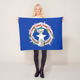 Flagge der Nördlichen Marianen Fleecedecke