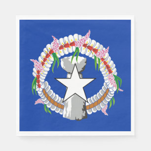 Flagge der Nördlichen Marianen Serviette