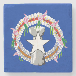 Flagge der Nördlichen Marianen Steinuntersetzer