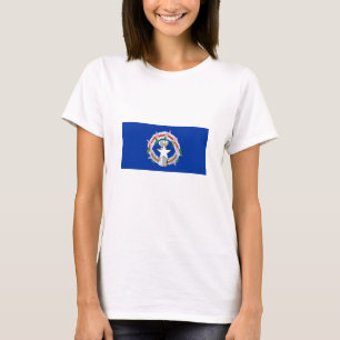 Flagge der Nördlichen Marianen T-Shirt