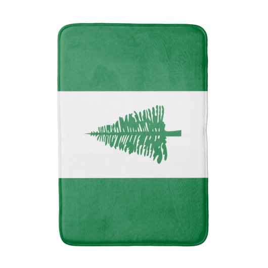 Flagge der Norfolk Badematte (Vorderseite Vertikal)